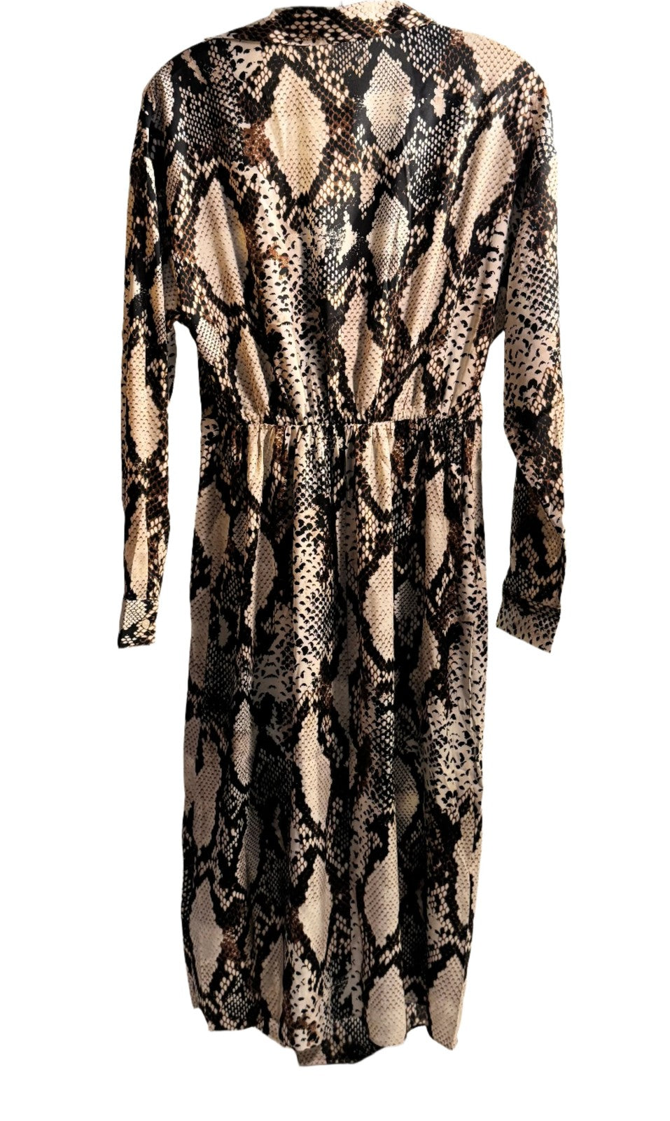 NEW!! Express Snake Print along Sleeve Dress L
