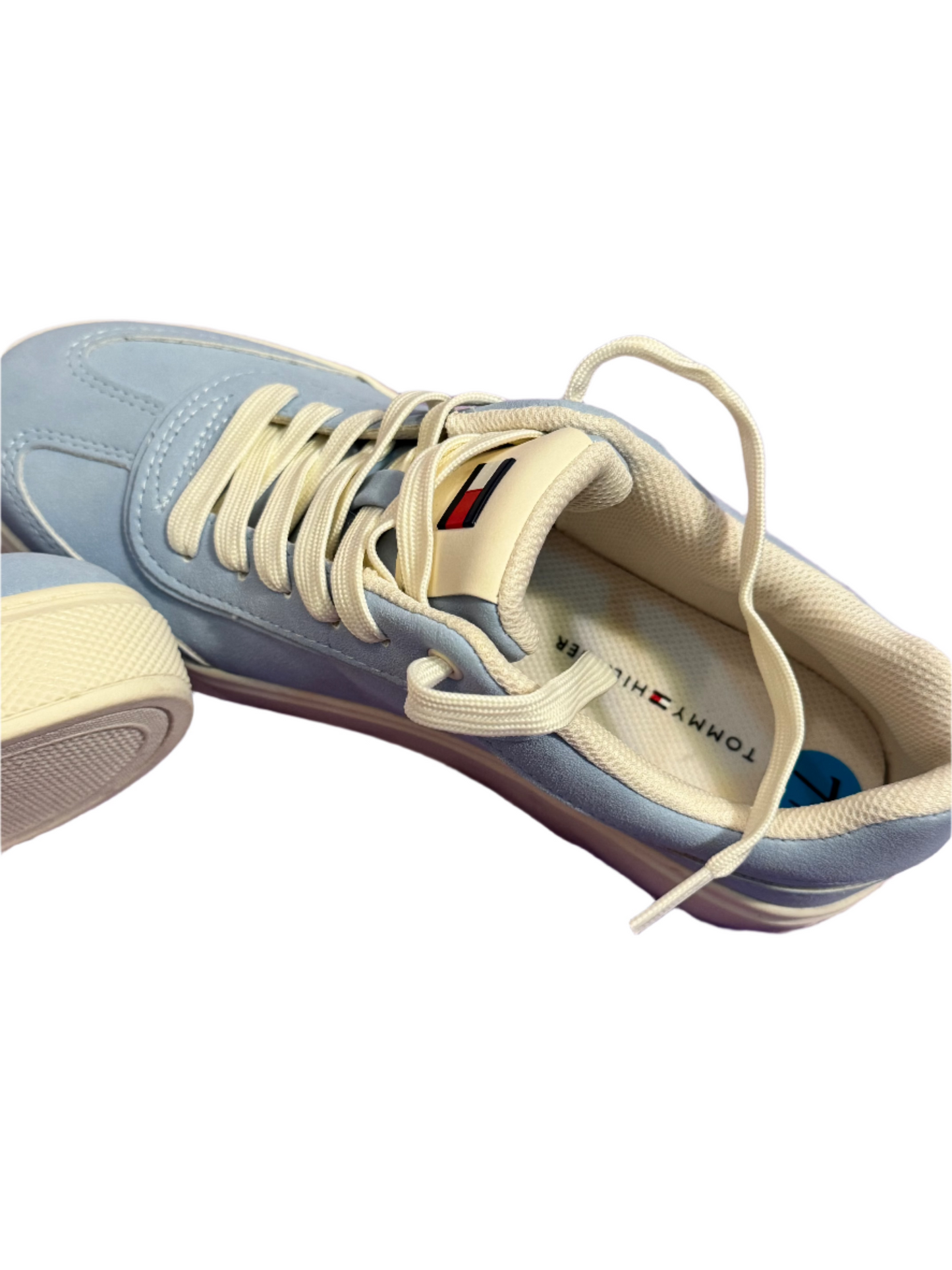 New!! Tommy Hilfiger Women Blue Sneakers Size (7.5)