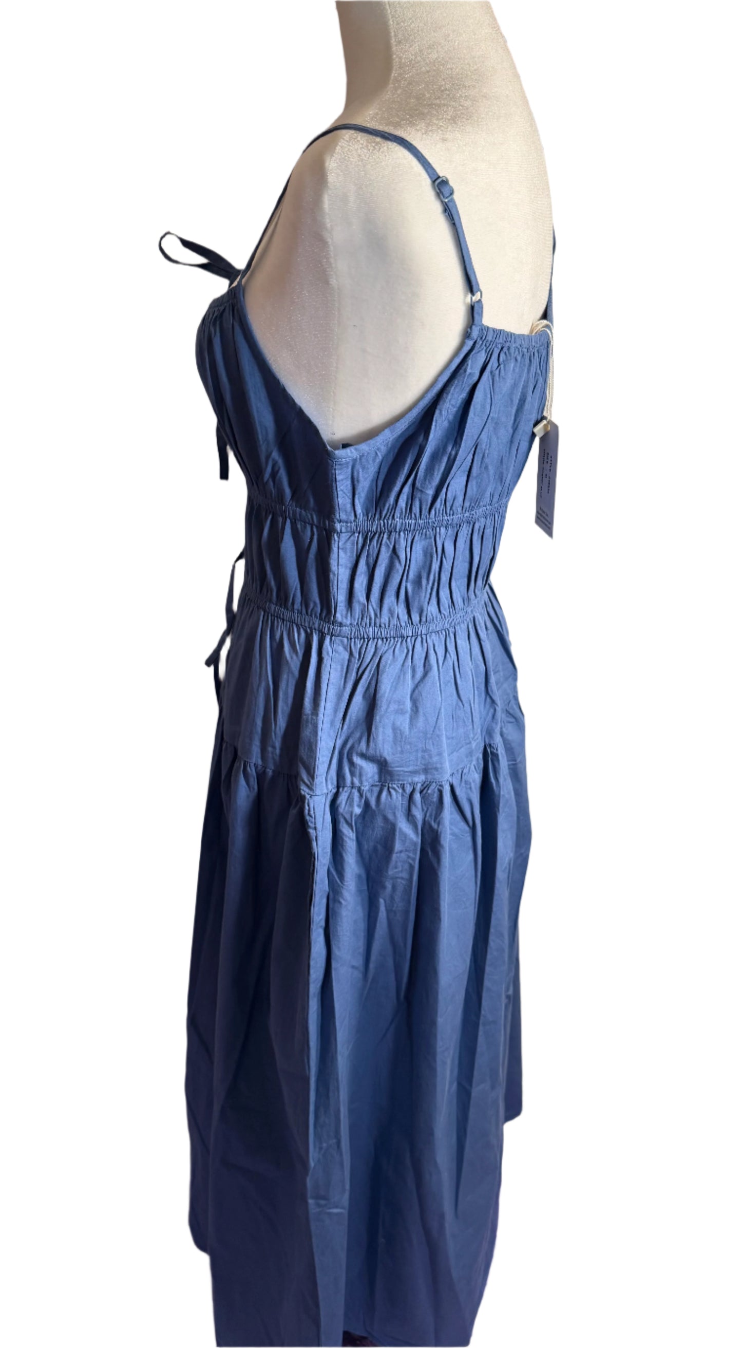 NEW!! Women Flare Sleeveless Maxi Dress (L)