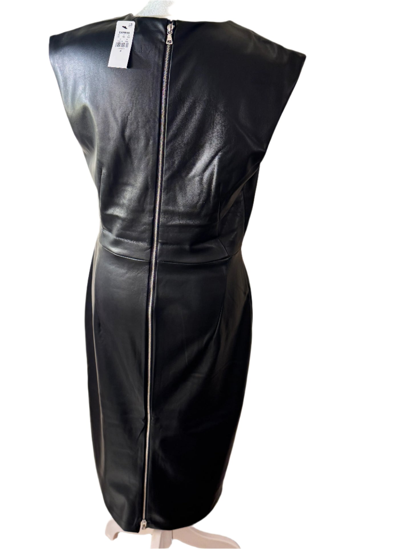NEW!! Express Women Leather Flaux Dress (S)