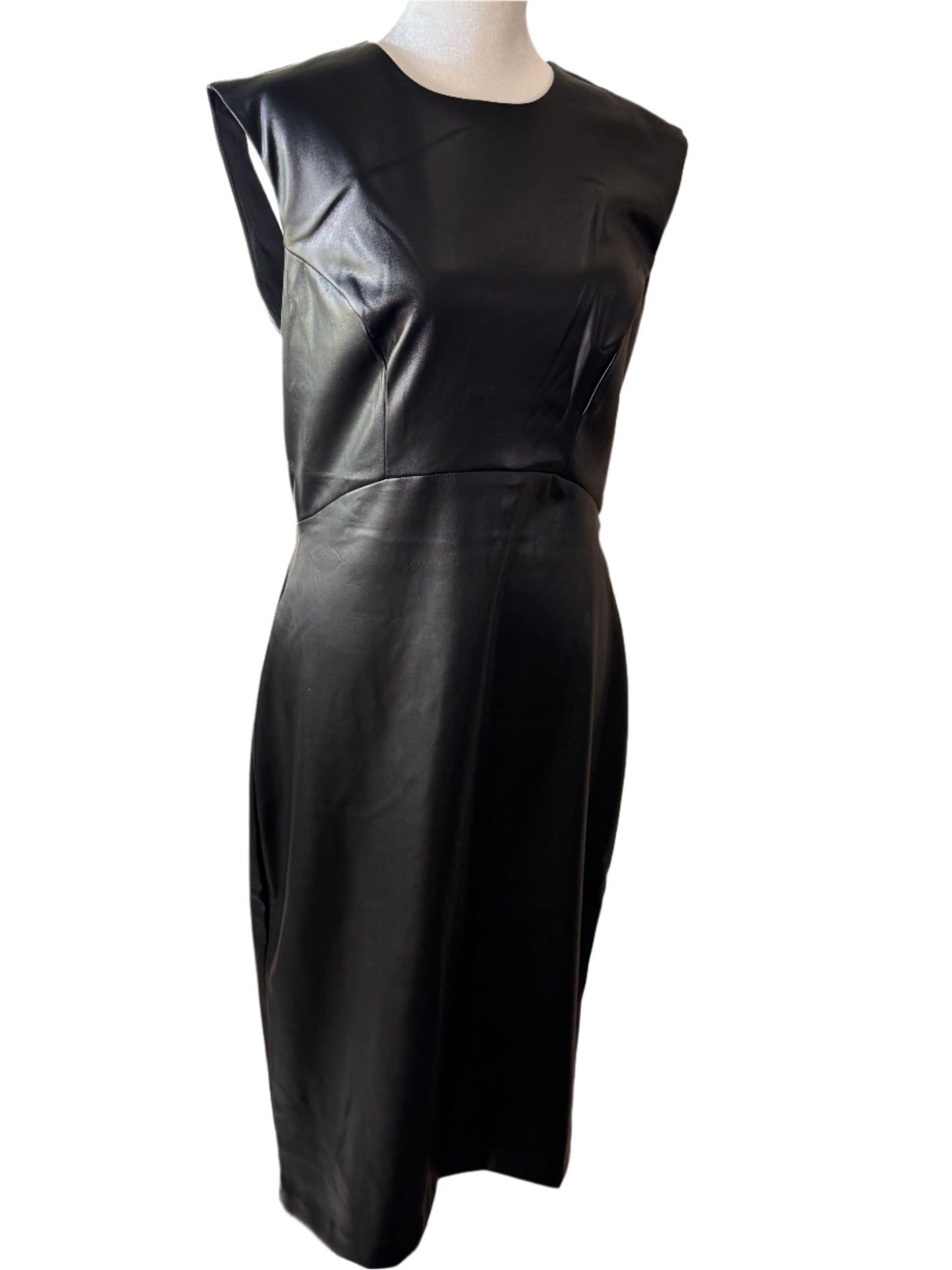 NEW!! Express Women Leather Flaux Dress (S)