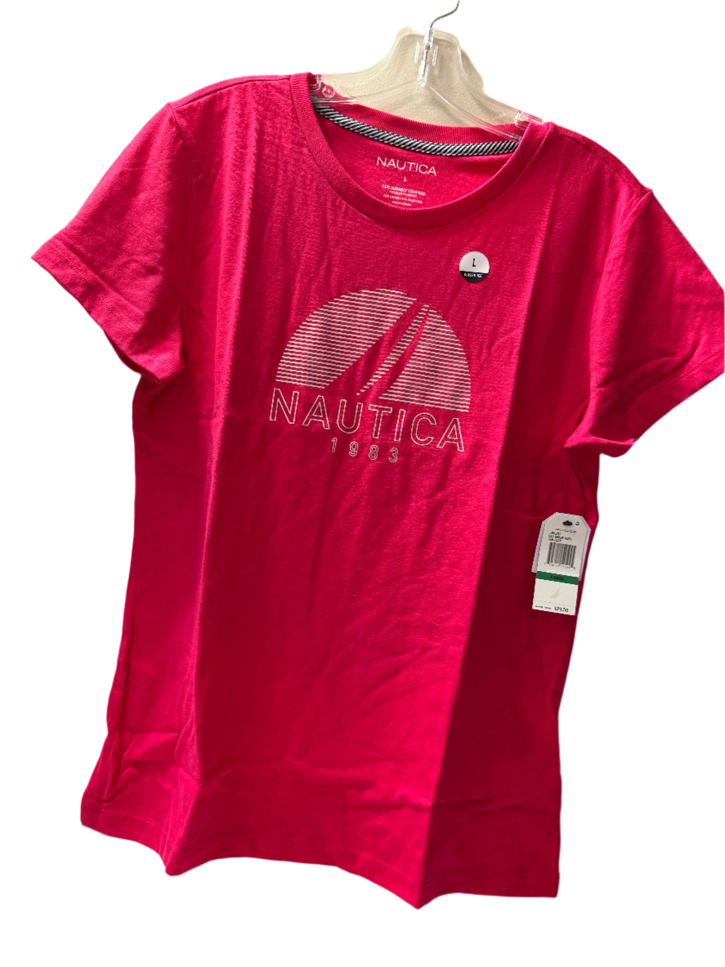 NEW!! Nautica Women Graphic T-Shirt L