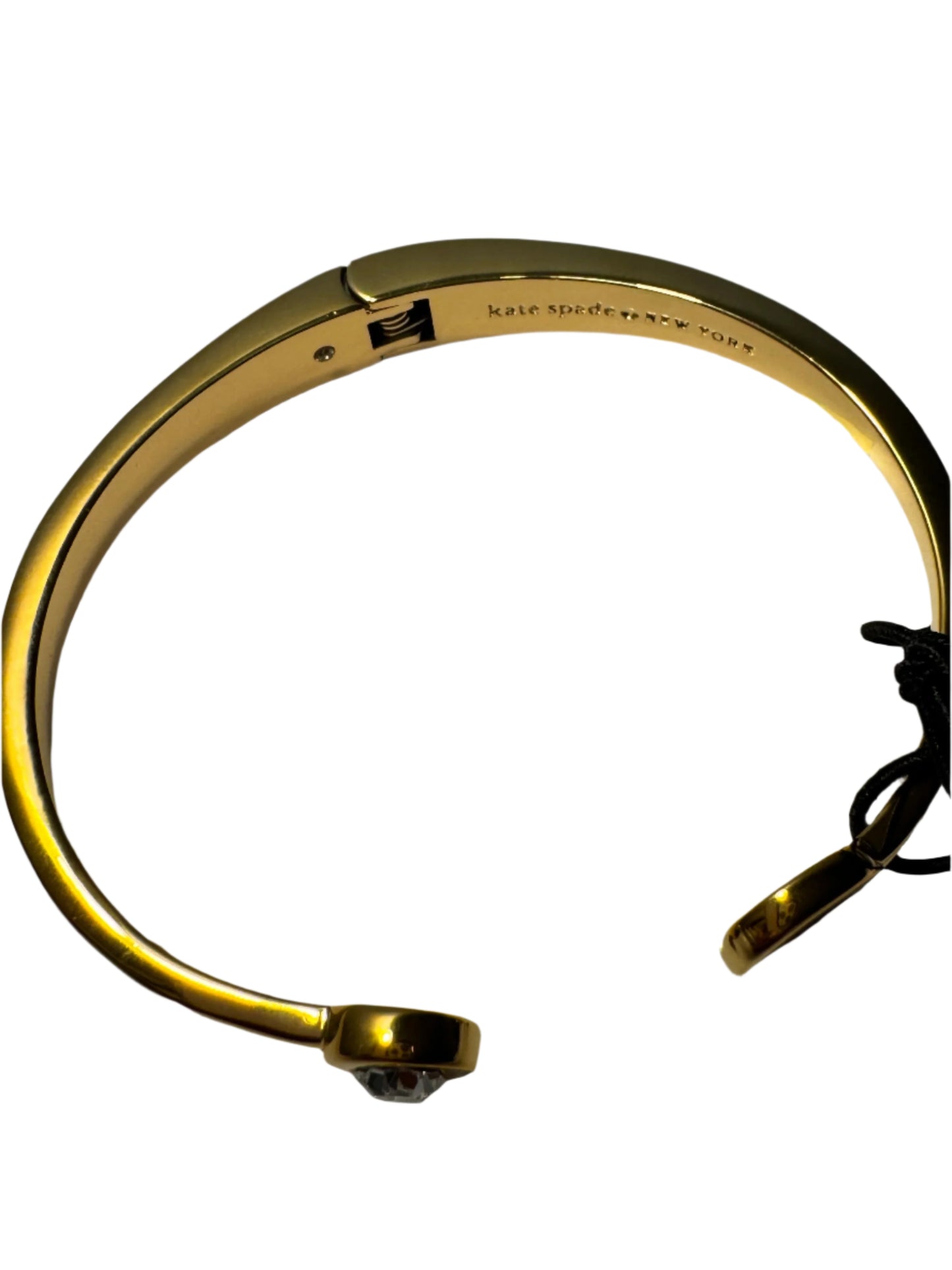 NEW!! Kate Spade Gold Plated Bangle ( White heart design)