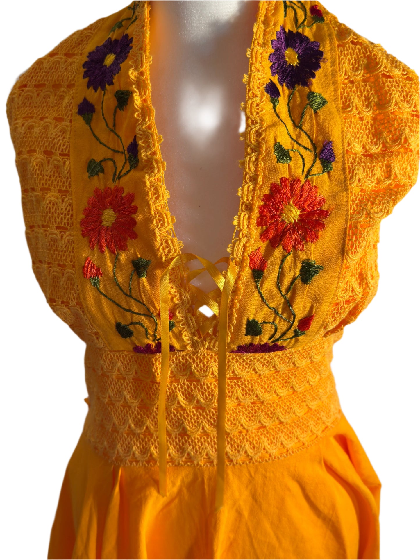 NEW!! Women Flare Sleeveless Maxi Dress (L)