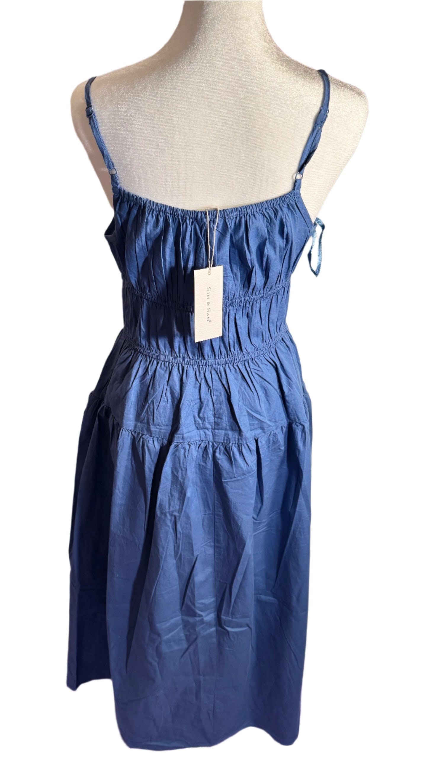 NEW!! Women Flare Sleeveless Maxi Dress (L)