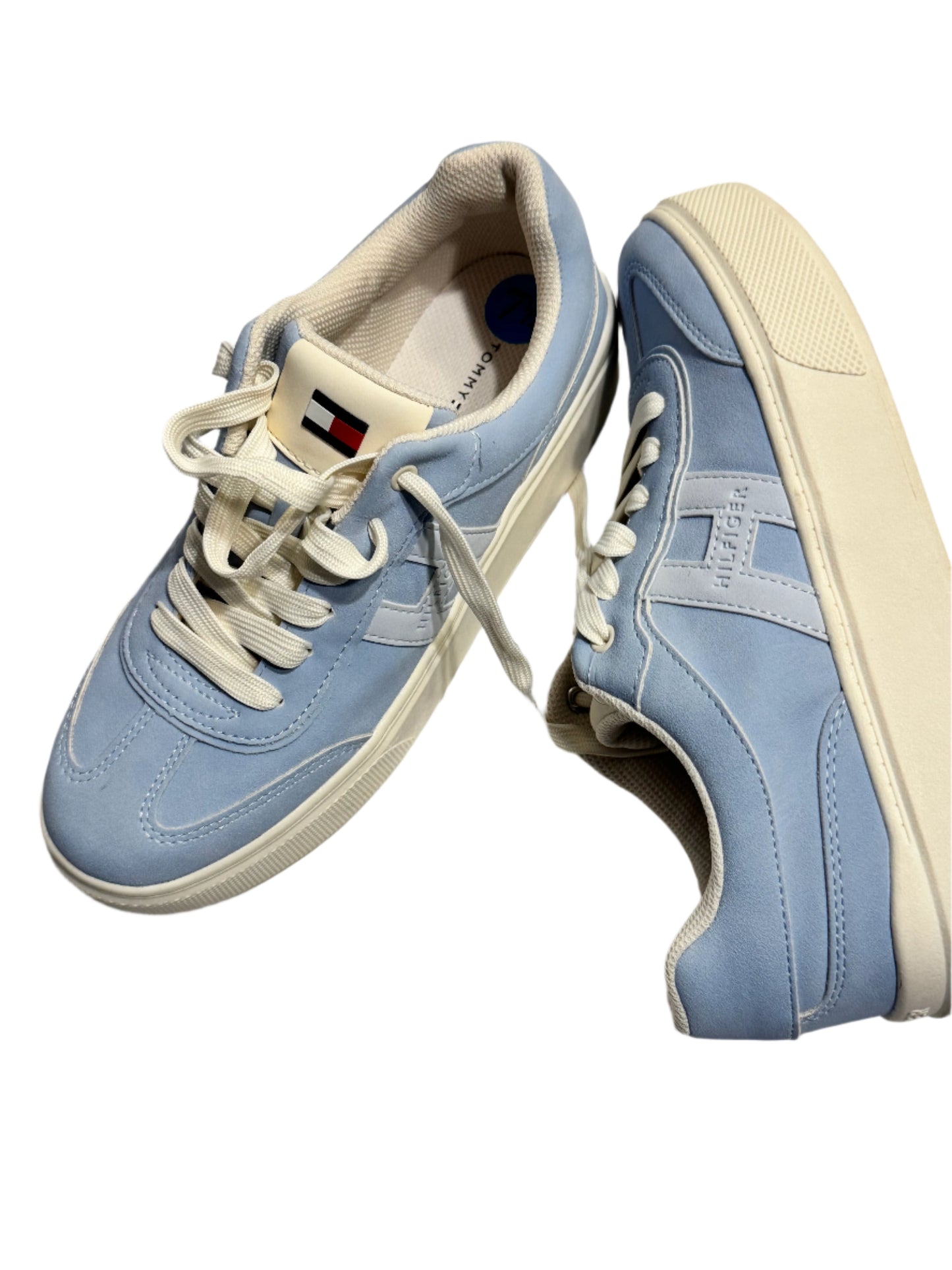 New!! Tommy Hilfiger Women Blue Sneakers Size (7.5)