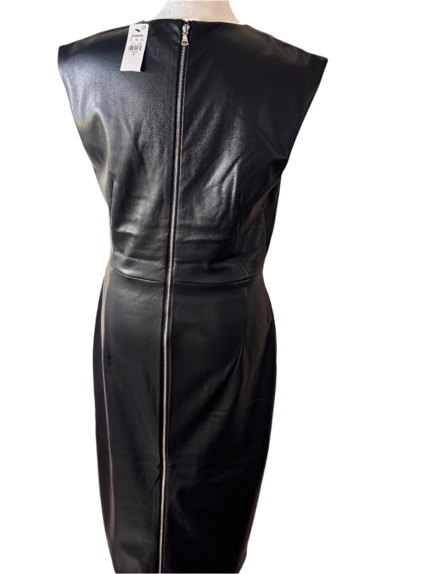 NEW!! Express Women Leather Flaux Dress (S)