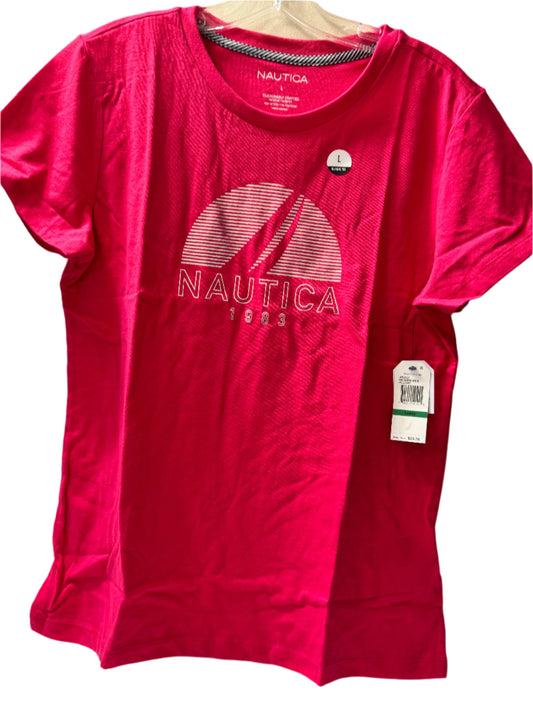 NEW!! Nautica Women Graphic T-Shirt L